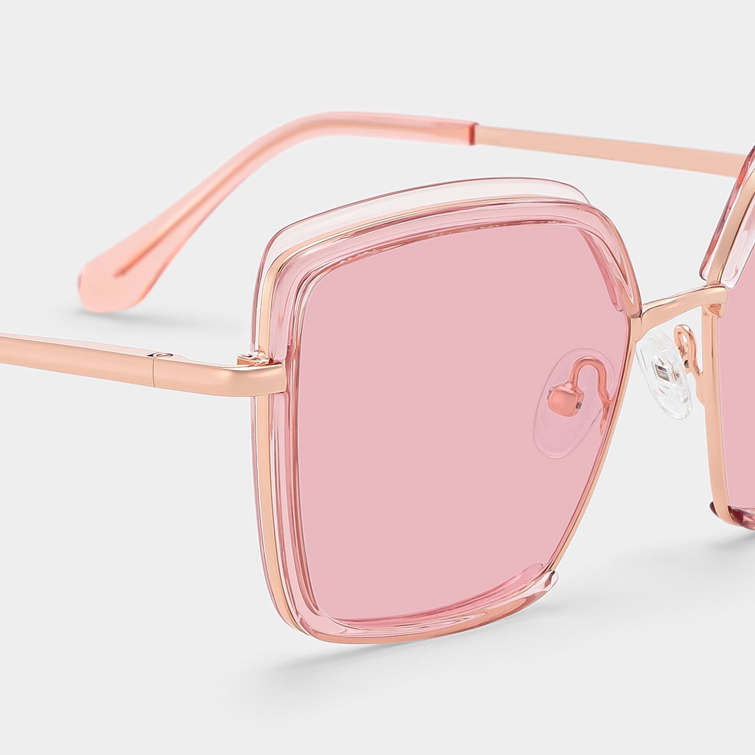 Cordaro Square Sunglasses with Mixed Pink Frames | ZEELOOL CA4
