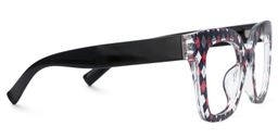 Malcolm Rhombus Pattern Square Glasses3