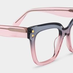 Minguela Gray Pink Square Glasses5