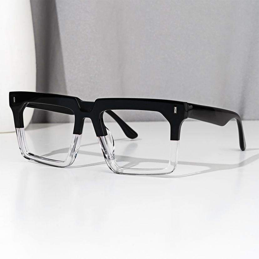 Moreland Two-Tone Rectangle Glasses