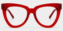 Yaser Red Cat eye Glasses0