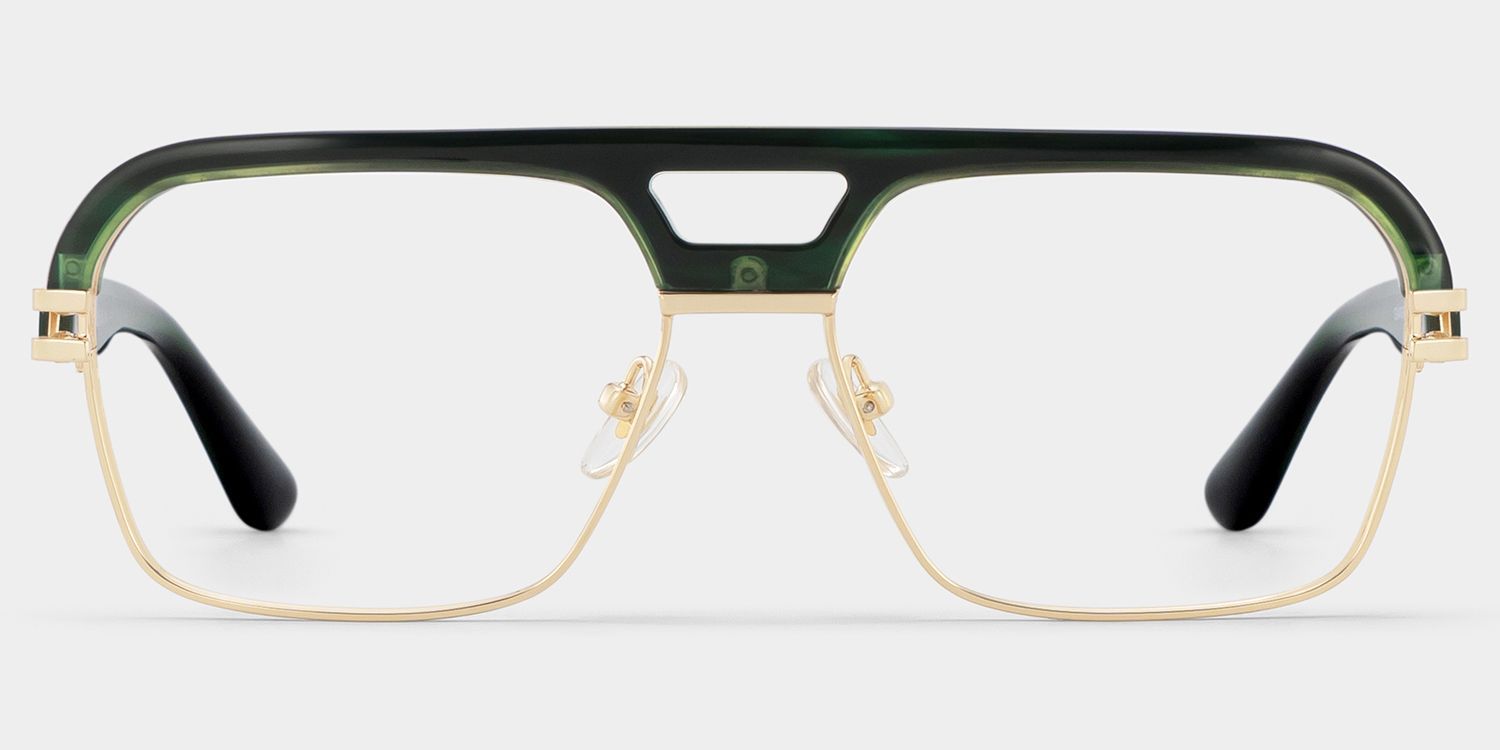 Griff Green Aviator Glasses for Men | ZEELOOL1