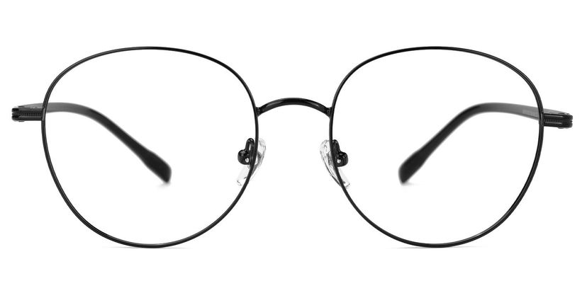 Celena Black Round Glasses