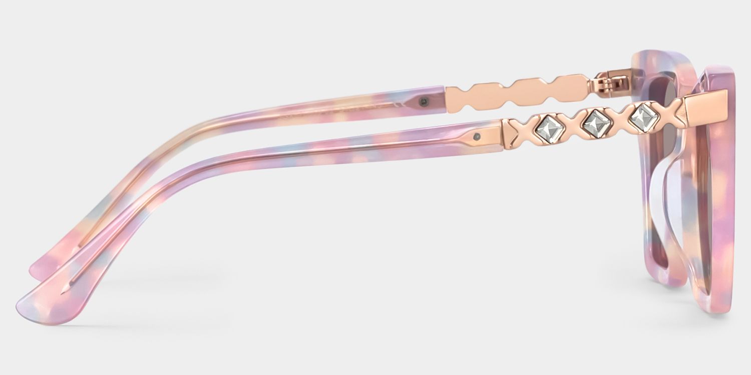 Darlyn Cat Eye Sunglasses with Mixed Pink Frames | ZEELOOL CA3
