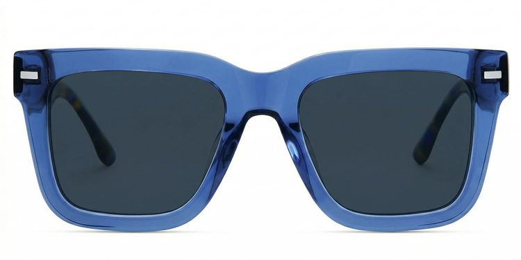Redina Blue Square Sunglasses