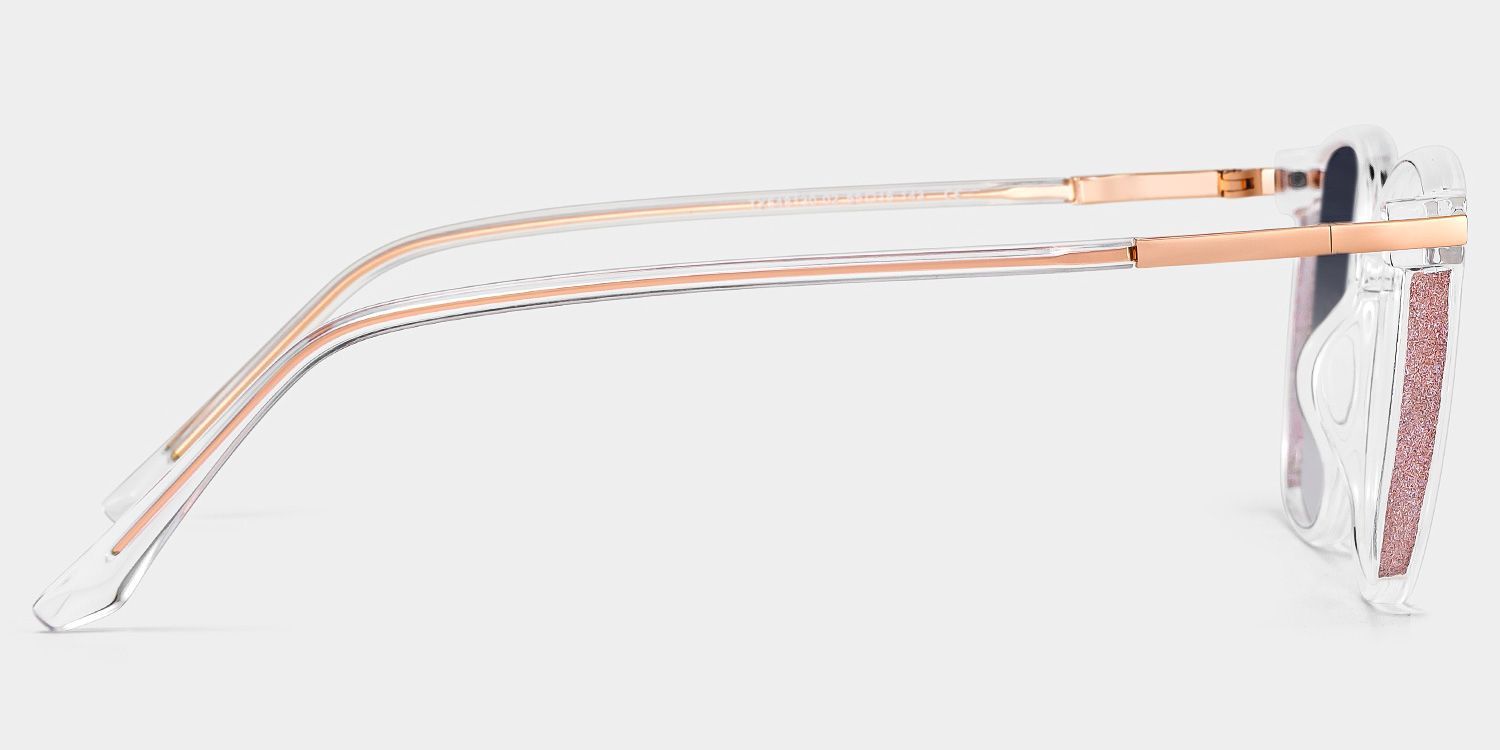 Rodz Square Clear Full Rim Sunglasses | ZEELOOL UK3