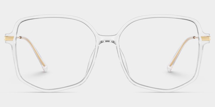 Payton Clear Geometric Glasses