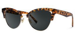 Charlene Tortoise Browline Sunglasses1