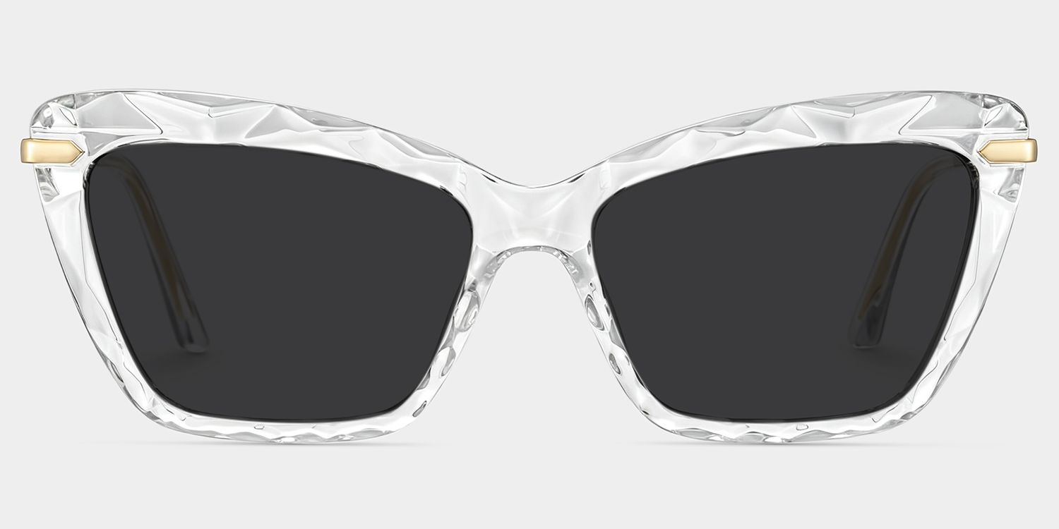 Juliet Tr90 Clear Rectangle Frame Sunglasses | ZEELOOL UK0