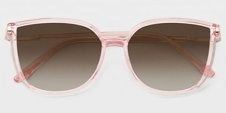 Rodz Flesh-Pink Square Sunglasses