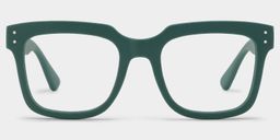 Liizbeett Green Square Glasses0