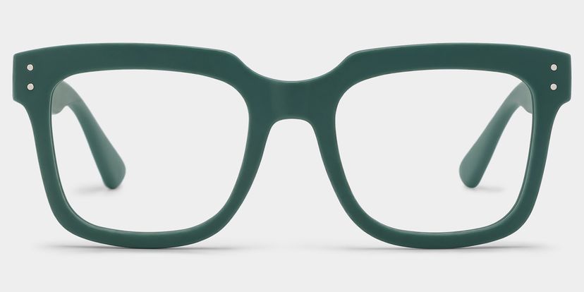 Liizbeett Green Square Glasses