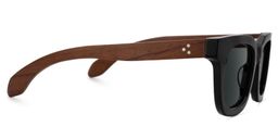 Sam Black Rectangle Sunglasses2