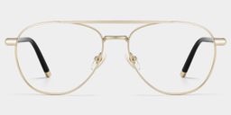 Calvin Gold Aviator Glasses2