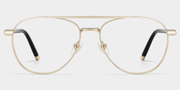 Calvin Gold Aviator Glasses