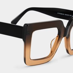 Brandon Tawny Square Glasses4