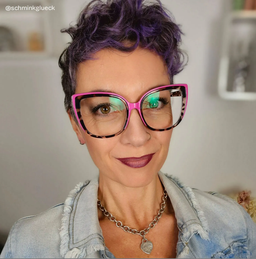 Fenn Pink Tortoise Cat eye Glasses9