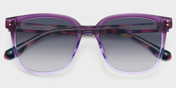 Donnalyn Purple Square Sunglasses1