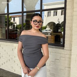 Mae Black Square Glasses5