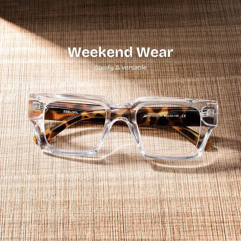Orson Clear Rectangle Glasses