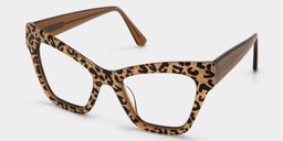 Ansyah Leopard Cat eye Glasses2