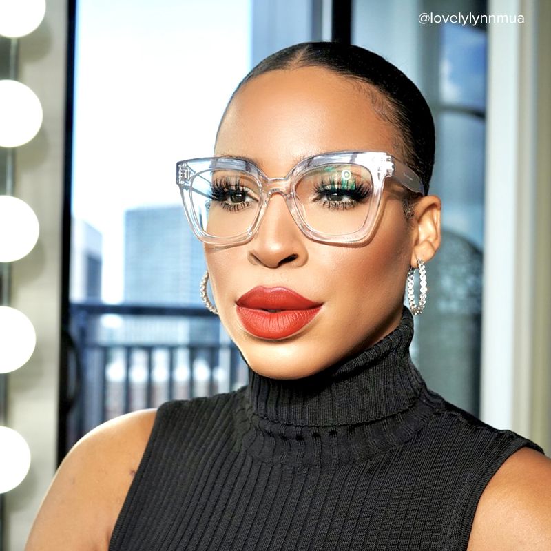 Malcolm Square Clear TR90 Frame Glasses | ZEELOOL UK5