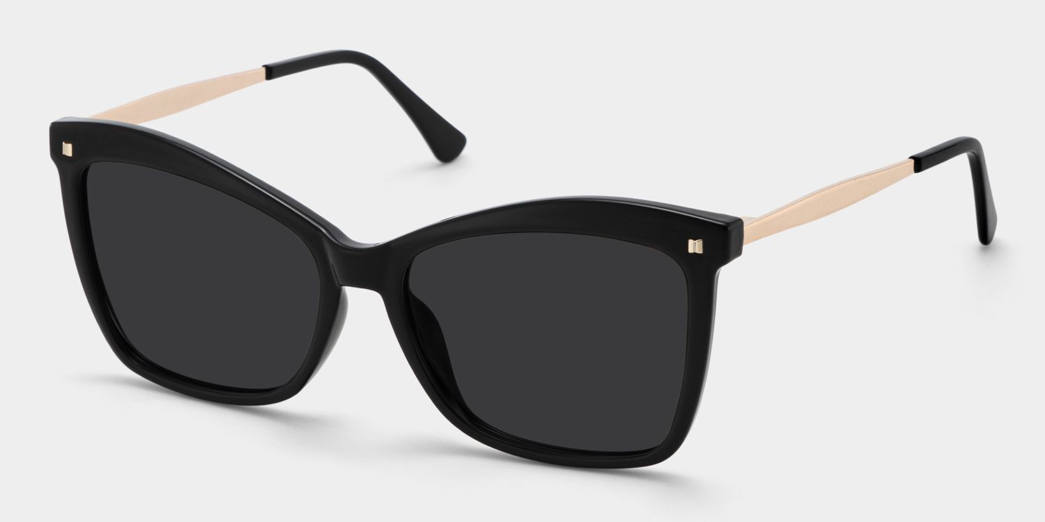 Isaebella Tr90 Black Frame Sunglasses | ZEELOOL UK2