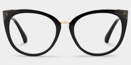 Dalton Black Cat eye Glasses0