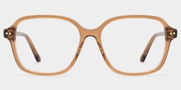 Clementine Brown Square Glasses1