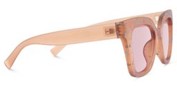 Malcolm Matte Brown Square Sunglasses3