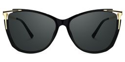 Yomary Black Cat eye Sunglasses0