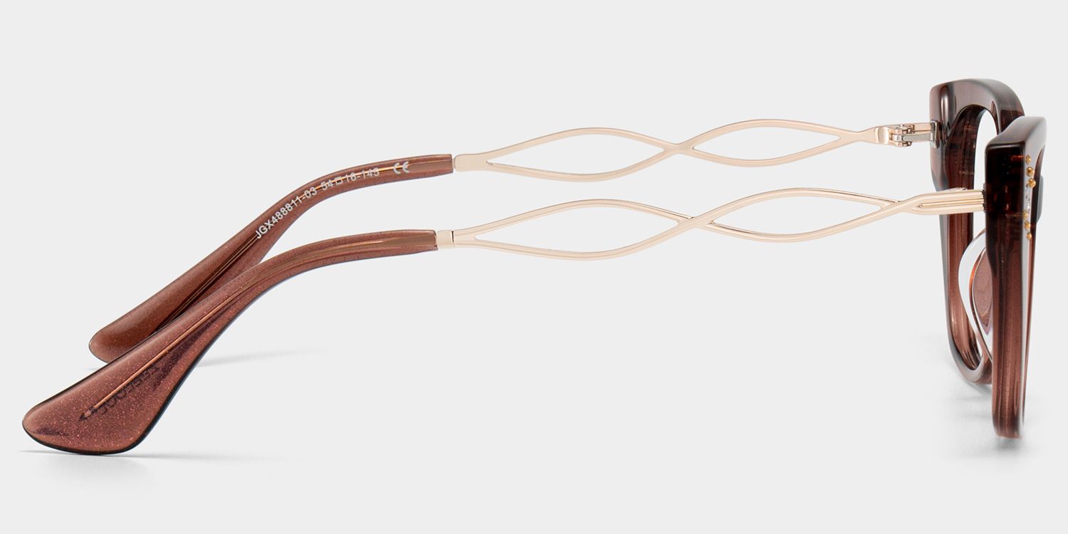 Alma Butterfly Brown Maroon Glasses Frames for Women| ZEELOOL3