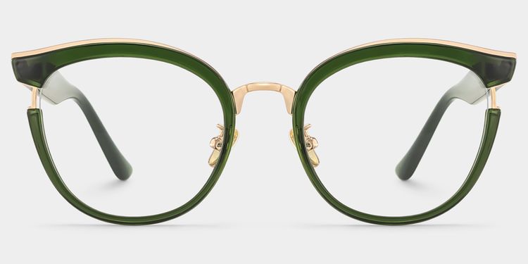Laraine Green Cat eye Glasses