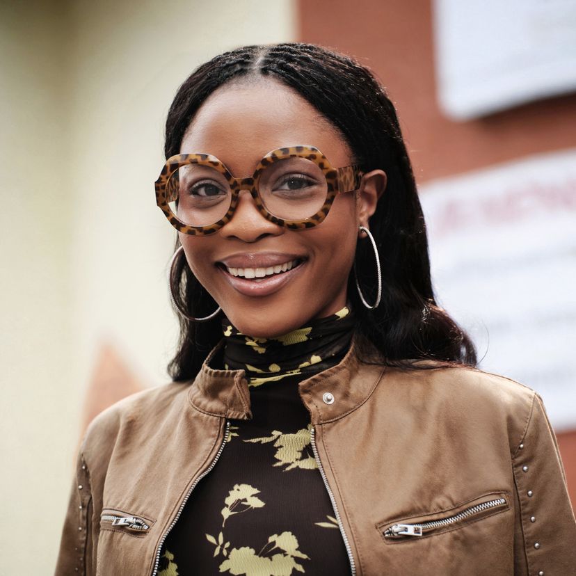 Geoffrey Tortoise Geometric Glasses