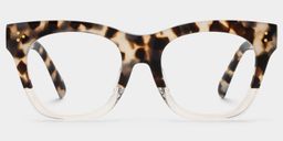 Tandy Light-Tortoise Square Glasses0