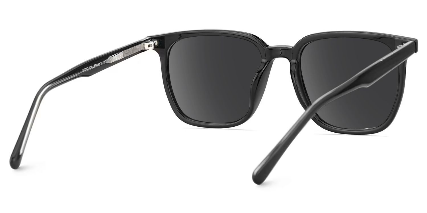 Eliza Black Frame Sunglasses with Square Style | ZEELOOL UK4
