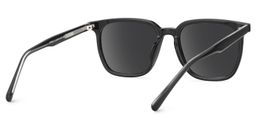 Eliza Black Square Sunglasses4