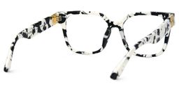 Kerri Cow Print Square Glasses5