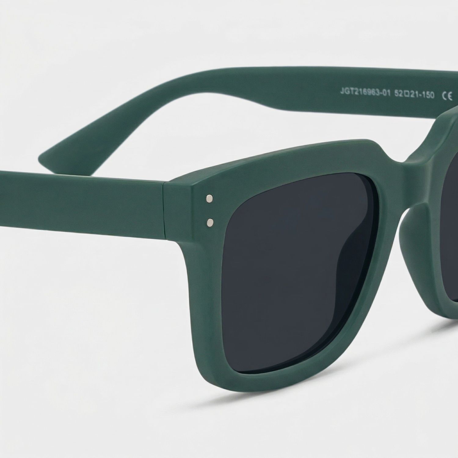 Liizbeett Square Sunglasses with Tr90 Green Frames | ZEELOOL CA4