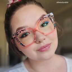 Malcolm Pink-Leopard Square Glasses11