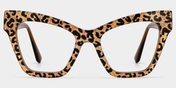 Ansyah Leopard Cat eye Glasses0