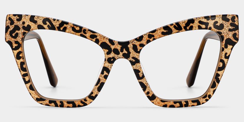 Ansyah Leopard Cat eye Glasses