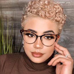 Charlene Tortoise Browline Glasses5