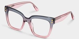 Minguela Gray Pink Square Glasses3