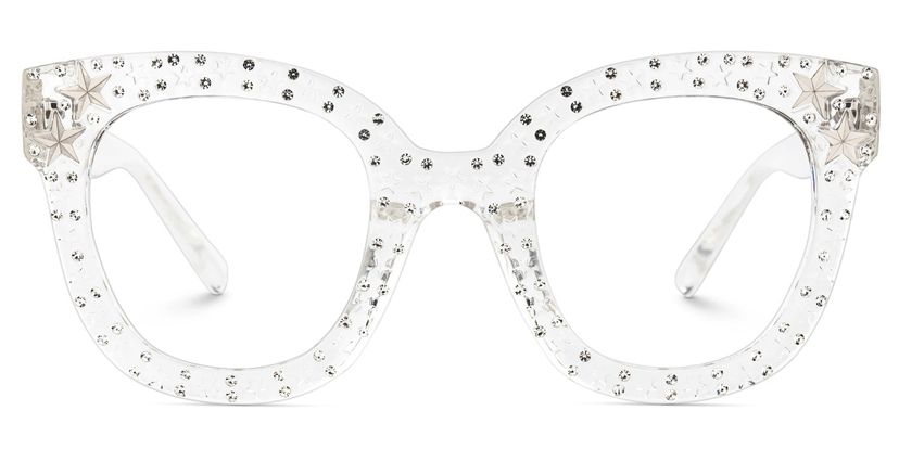 Kahle Clear Cat eye Glasses