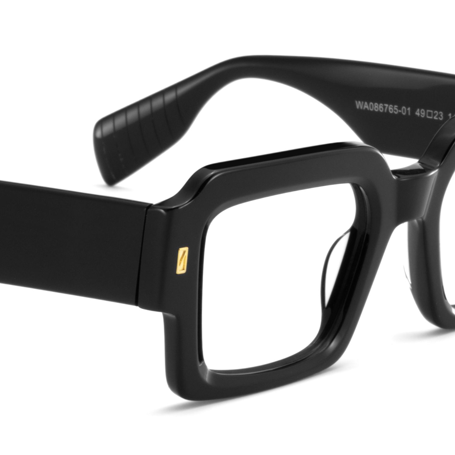 Bobbee Square Black Glasses | Zeelool Glasses6