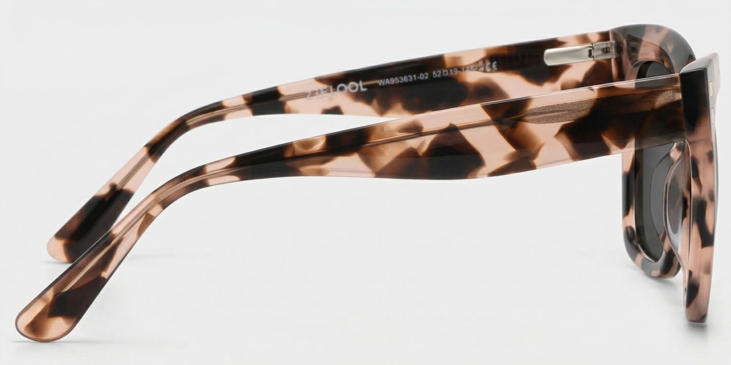 Minguela Square Pink-Tortoise Sunglasses for Women & Men | ZEELOOL UK3