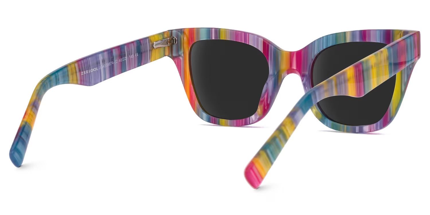Nereyda Acetate Multicolor Frame Sunglasses | ZEELOOL UK3