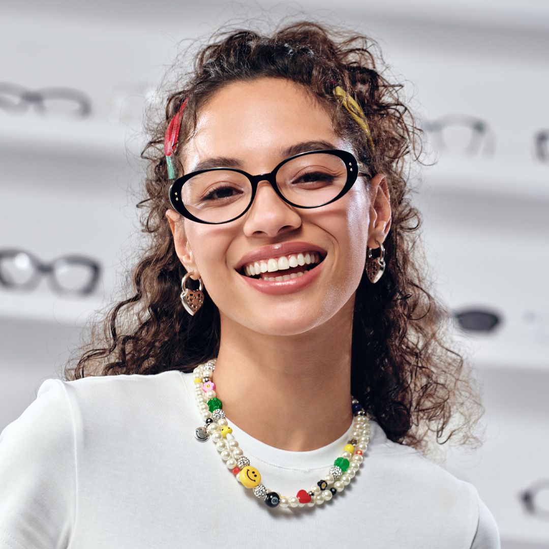 Lennon Black Oval Glasses | Retro Varsity Athleisure9