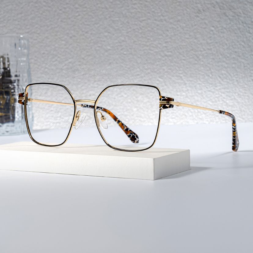 Shantell Black Square Glasses